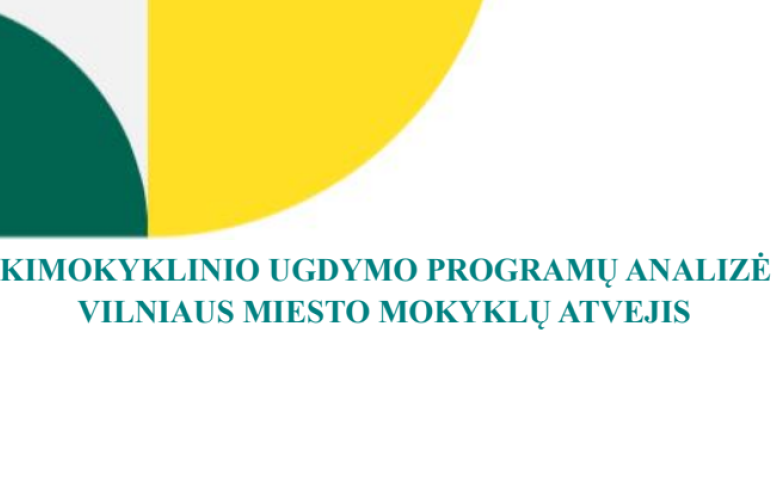 Ikimokyklinio ugdymo programų analizė – sėkmingam ugdymo programų gairių įgyvendinimui